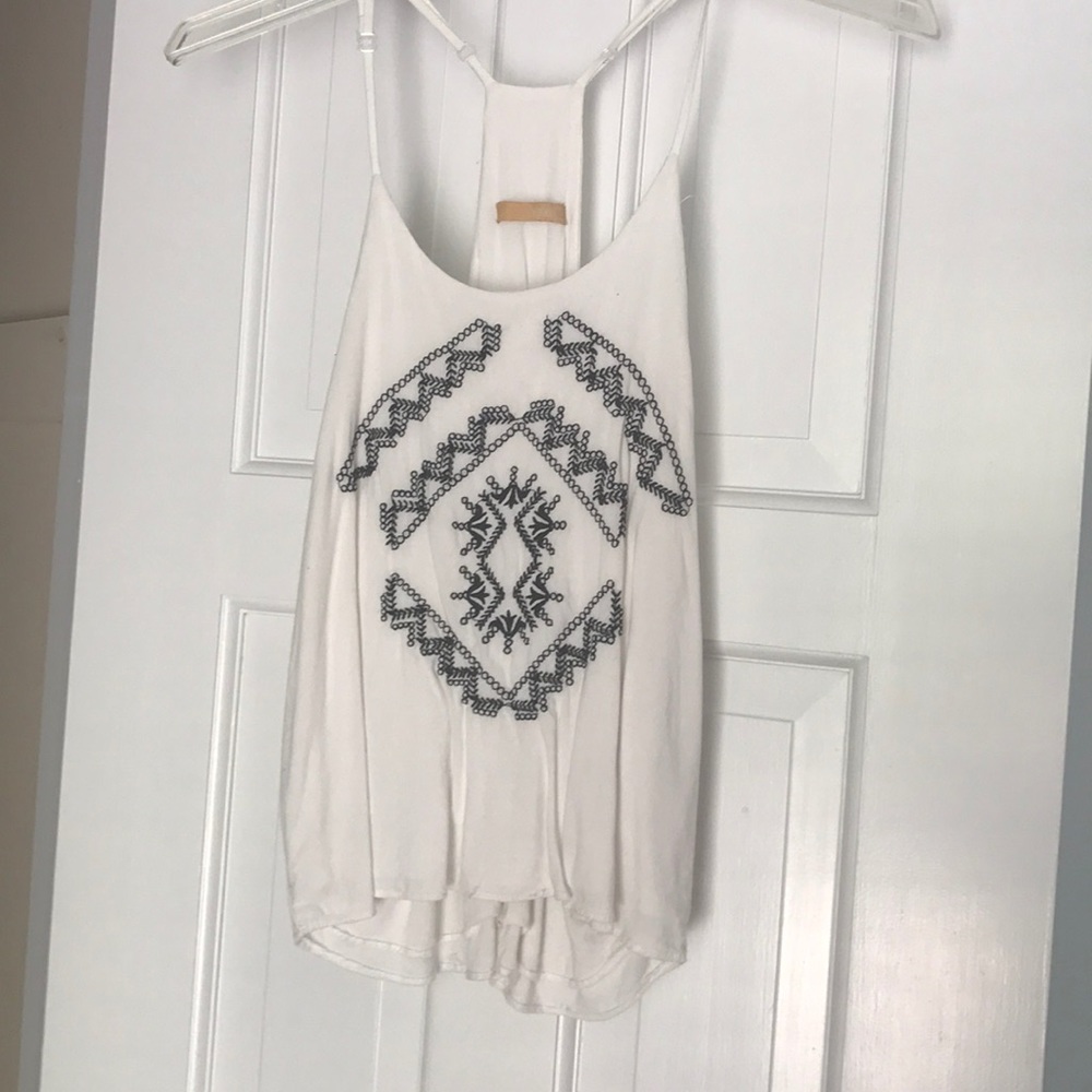 White tank top